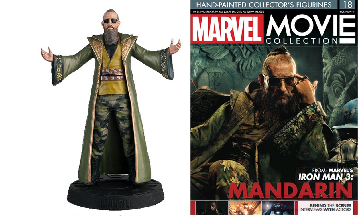 Marvel Movie Collection 3D Mandarin Iron Man Resin Figure Eaglemoss +fas