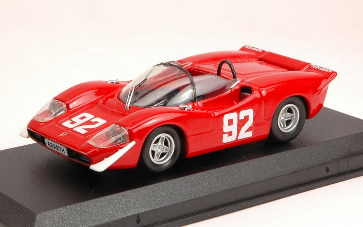 MODELLINO IN SCALA COMPATIBILE CON ABARTH 2000S N.92 WINNER CAMP.EUROPEO MONTAGNA 1969 A.MERZARIO 1:43 BEST MODEL BT9545