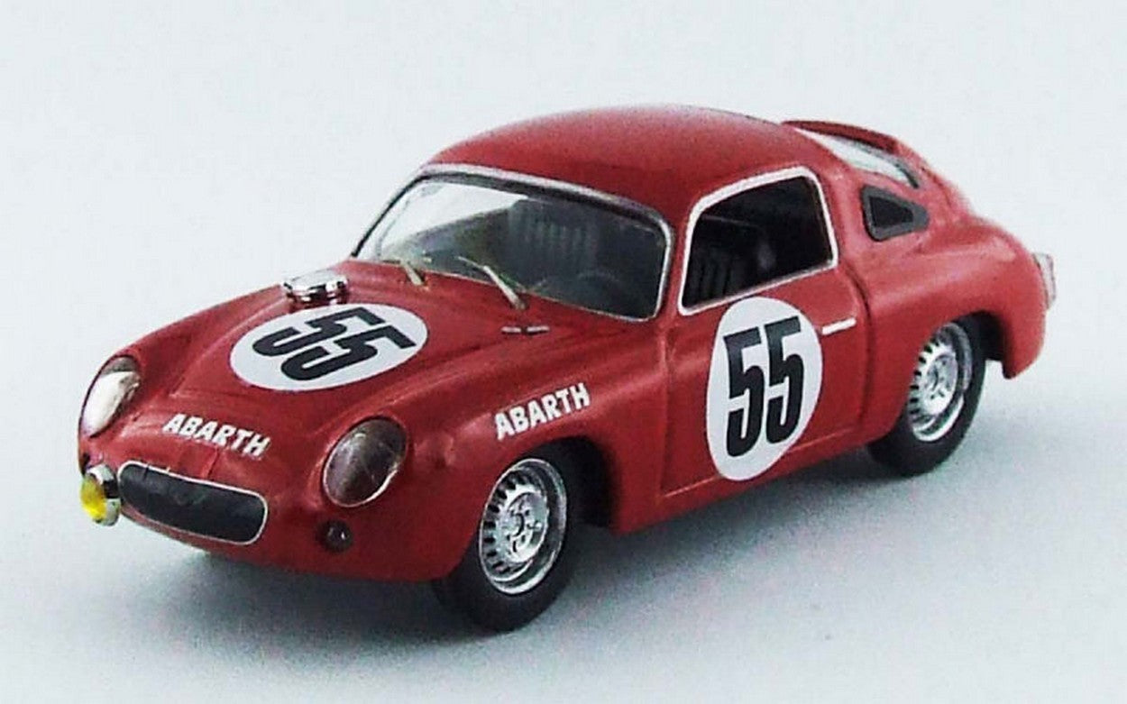 MODELLINO IN SCALA COMPATIBILE CON ABARTH 700 S N.55 24th LM 1961 CONDRILLIER-FOITEK 1:43 BEST MODEL BT9570