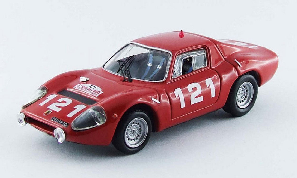 MODELLINO IN SCALA COMPATIBILE CON ABARTH OT 1300 N.121 TOUR DE CORSE 1965 SCHELESSER-B.LENA 1:43 BEST MODEL BT9522