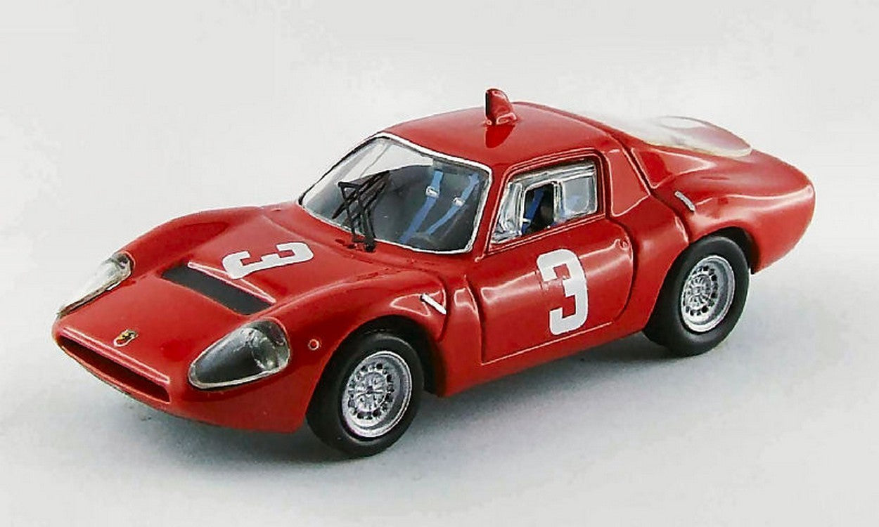 MODELLINO IN SCALA COMPATIBILE CON ABARTH OT 1300 N.3 WINNER HOCKENHEIM GRAND PRIX T.HEZEMANS 1:43 BEST MODEL BT9523