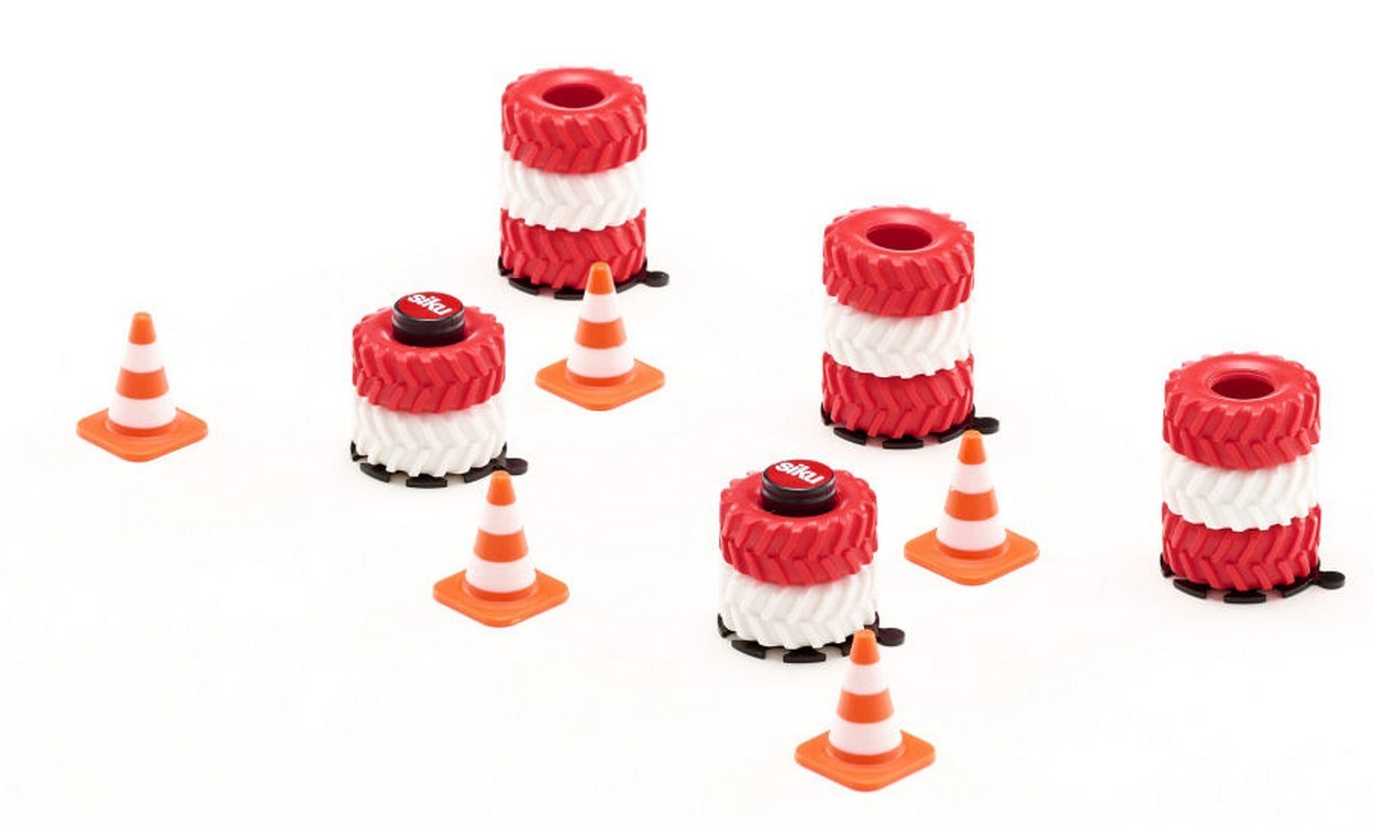 SCALE MODEL COMPATIBLE WITH SKINBALL ACCESSORIES - SIKUWORLD SIKU SK6854 TIRES