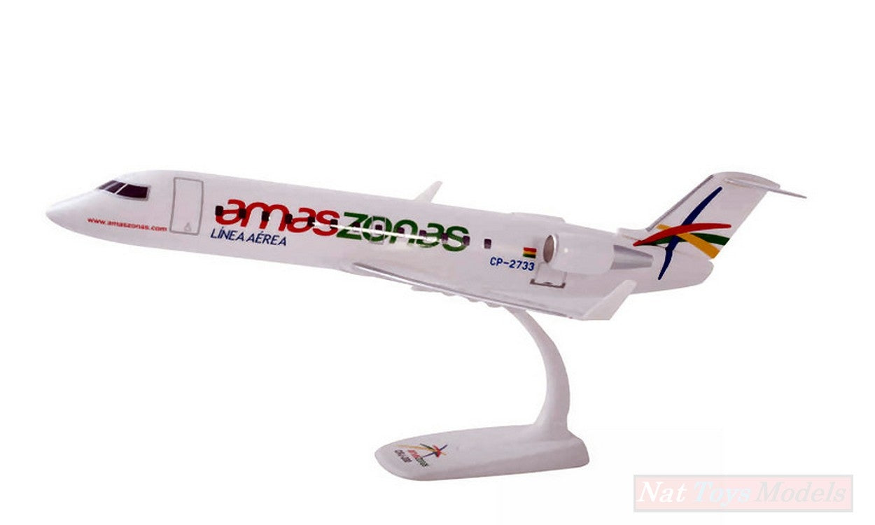 SCALE MODEL COMPATIBLE WITH CRJ-200 AMASZONAS URUGUAY AIRCRAFT 1:100 HERPA HP609685-001