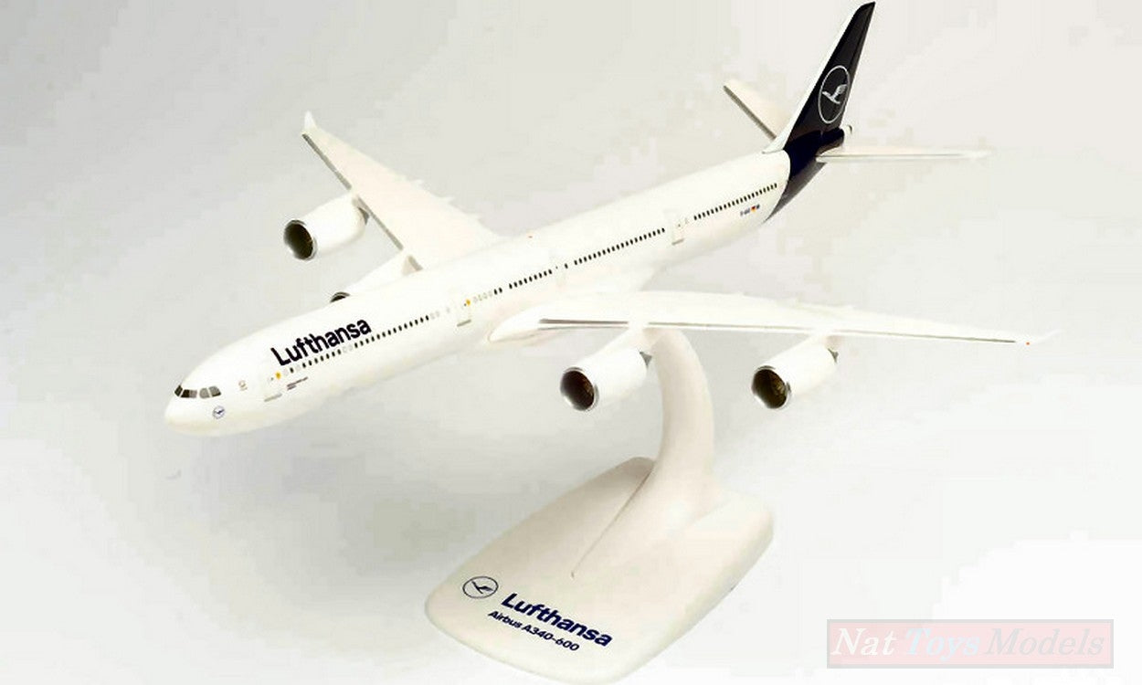 MODELLINO IN SCALA COMPATIBILE CON AIRBUS A340-600 LUFTHANSA LUBECK 1:250 HERPA HP612616