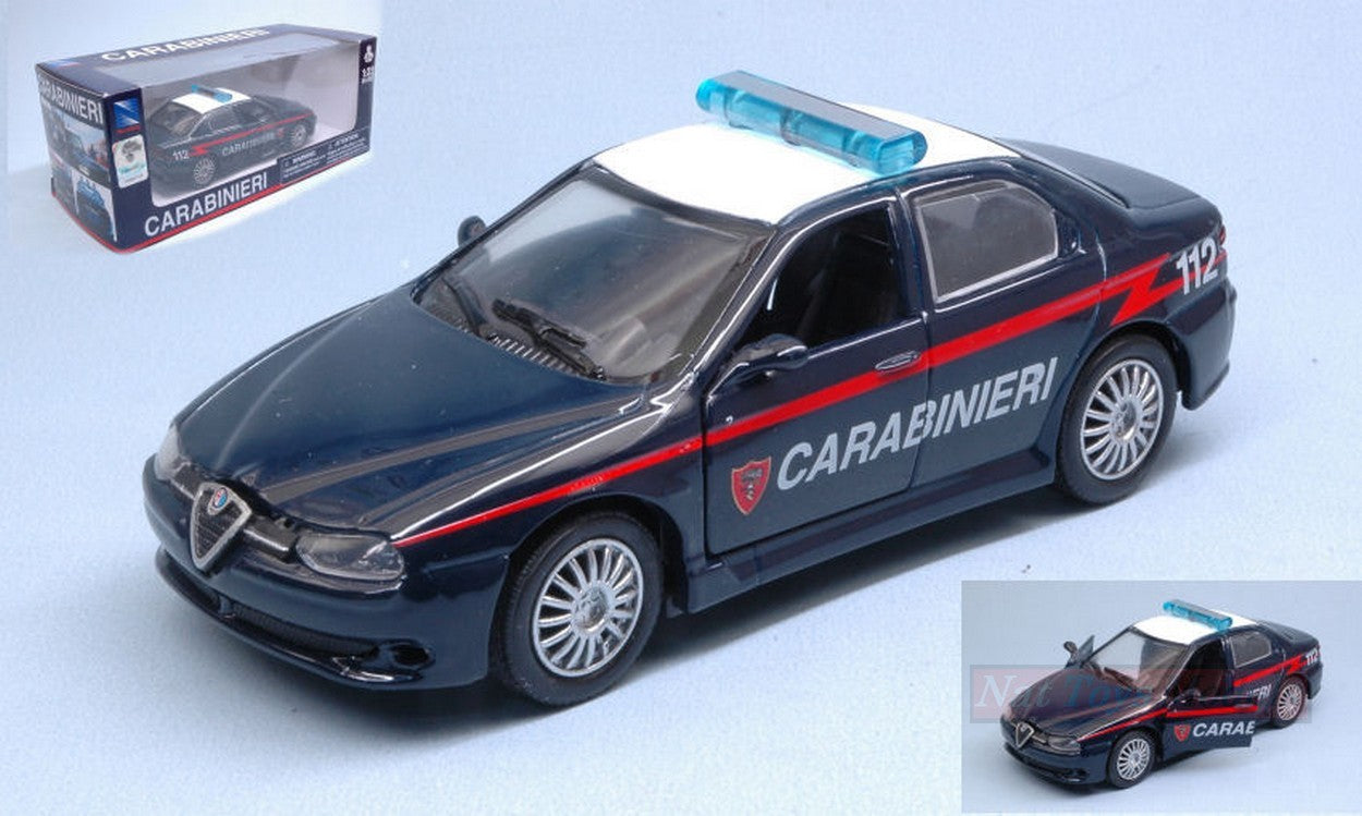 MODELE REDUIT COMPATIBLE AVEC ALFA ROMEO 156 CARABINIERI 1:32 NEW RAY NY55003AR