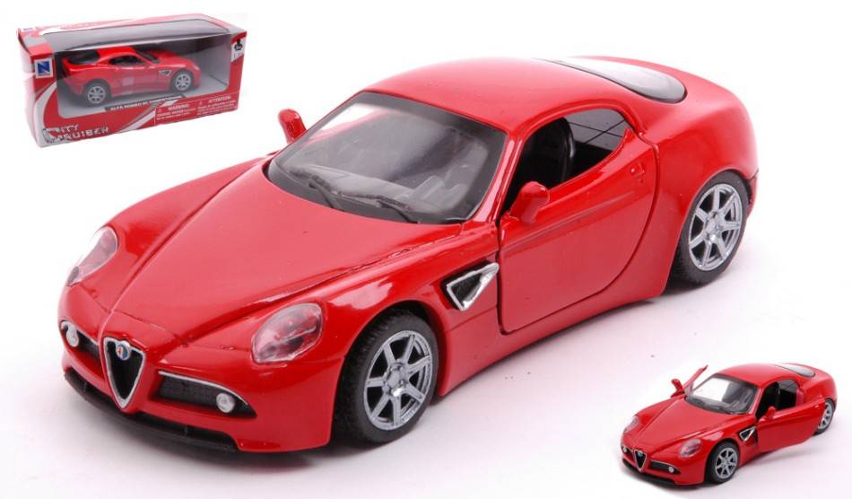 SCALE MODEL COMPATIBLE WITH ALFA ROMEO 8C RED 1:32 NEW RAY NY511938C