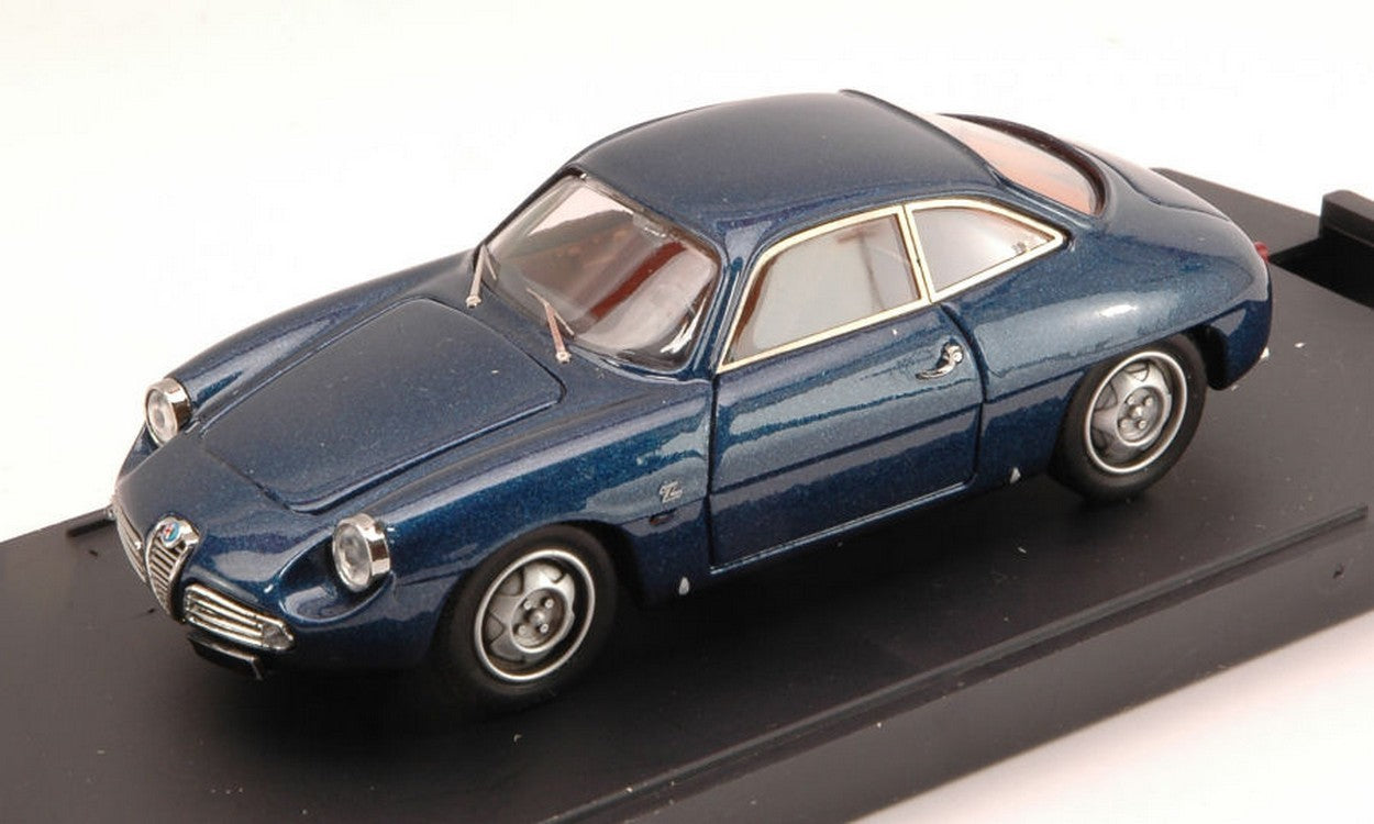 MODELLINO IN SCALA COMPATIBILE CON ALFA ROMEO GIULIETTA SZ STREET 1960 BLUE 1:43 BANG BG7162