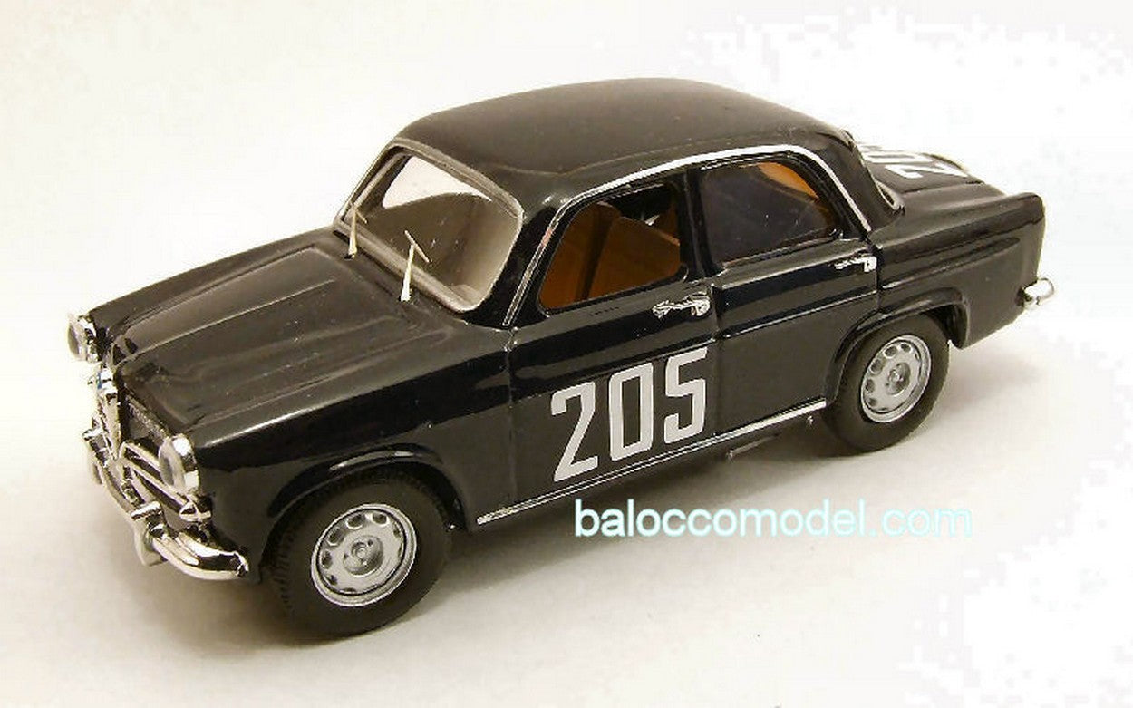 MODELLINO IN SCALA COMPATIBILE CON ALFA ROMEO GIULIETTA TI N.205 1964 1:43 RIO RI4254