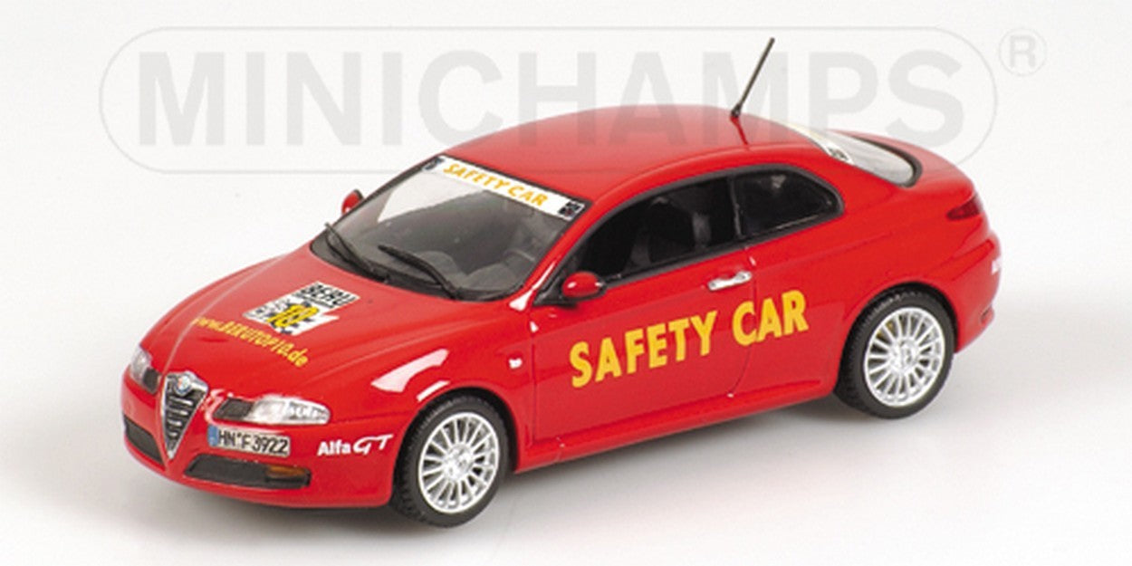 MODELLINO IN SCALA COMPATIBILE CON ALFA ROMEO GT SAFETY CAR RED 1:43 MINICHAMPS PM400120360