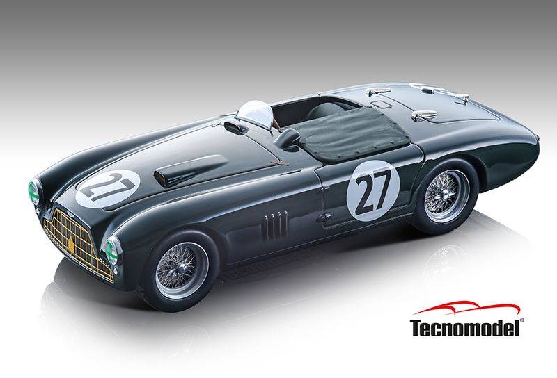 SCALE MODEL COMPATIBLE WITH ASTON MARTIN DB3S SPYD.N.27 BRITISH TROPHY ISLE OF MAN 1953 G.DUKE 1:18 TECNOMODEL TMD18203D