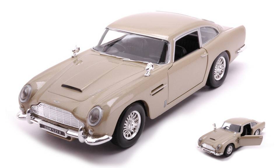 MODELE REDUIT COMPATIBLE AVEC ASTON MARTIN DB5 1973 OR 1:24 MOTORMAX MTM79375GD