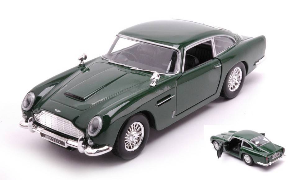 SCALE MODEL COMPATIBLE WITH ASTON MARTIN DB5 1973 GREEN 1:24 MOTORMAX MTM79375GN