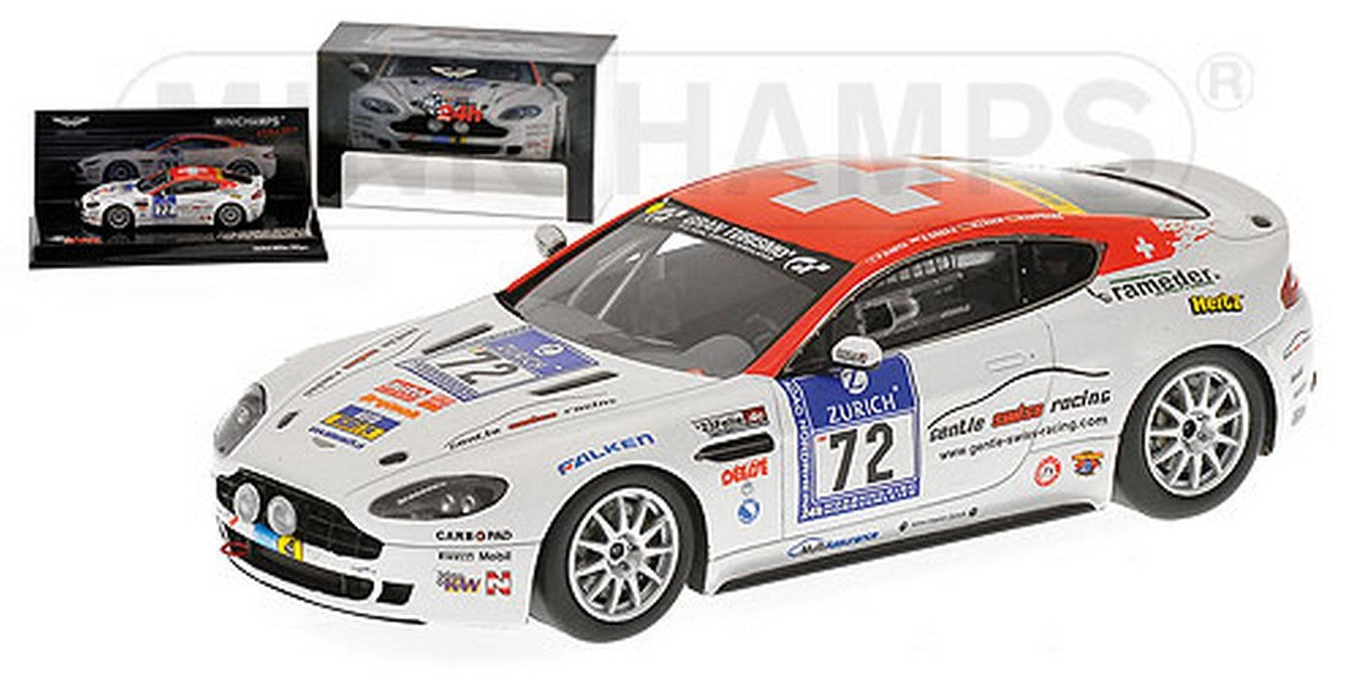 MODELE REDUIT COMPATIBLE AVEC ASTON MARTIN N.72 NURBURGRING 2009 1:43 MINICHAMPS PM437091372