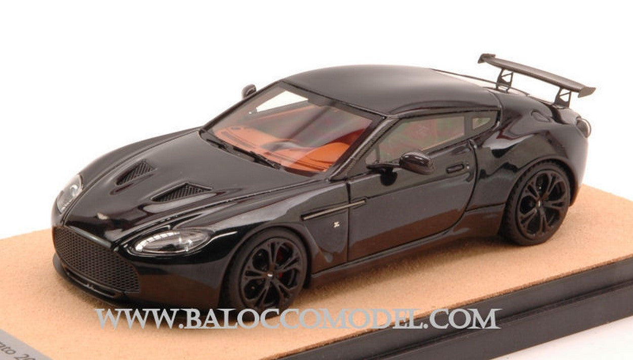 MODÈLE RÉDUIT COMPATIBLE AVEC ASTON MARTIN V12 ZAGATO 2012 NOIR ED.LIM.PCS 20 1:43 TECNOMODEL TMDMI52AF
