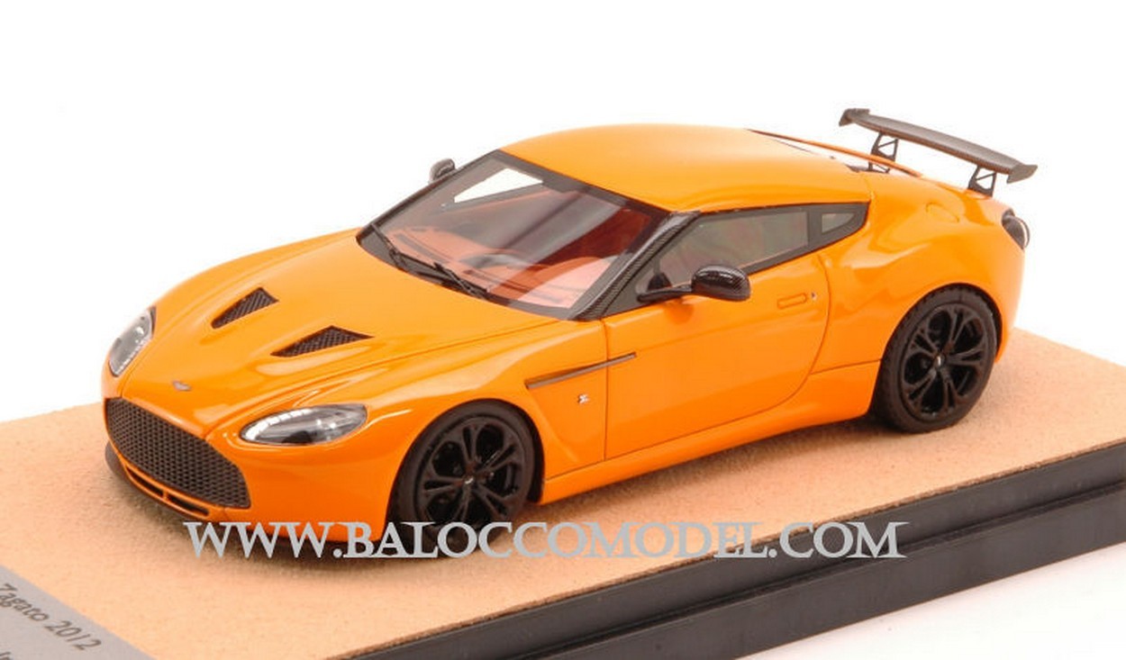 MODÈLE RÉDUIT COMPATIBLE AVEC ASTON MARTIN V12 ZAGATO 2012 ORANGE ED.LIM.PCS 20 1:43 TECNOMODEL TMDMI52AH