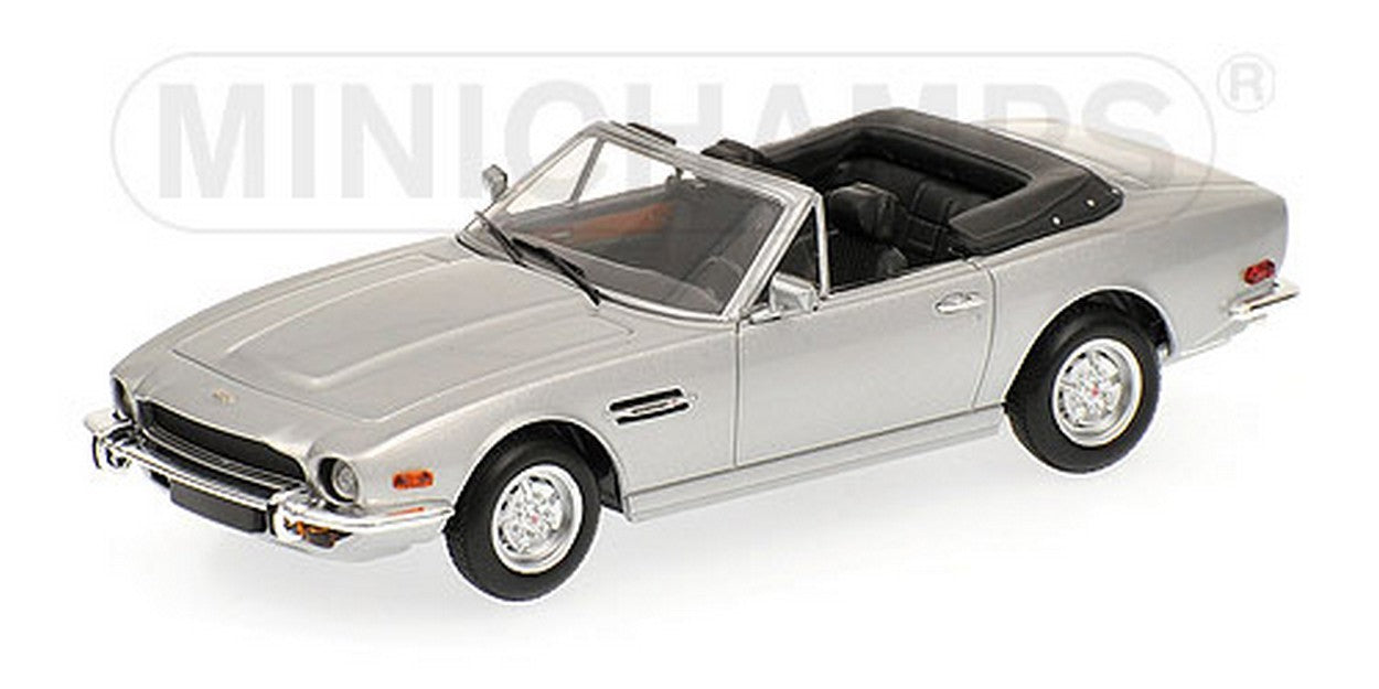 SCALE MODEL COMPATIBLE WITH ASTON MARTIN V8 CABRIO 1987 SILVER 1:43 MINICHAMPS PM400137731