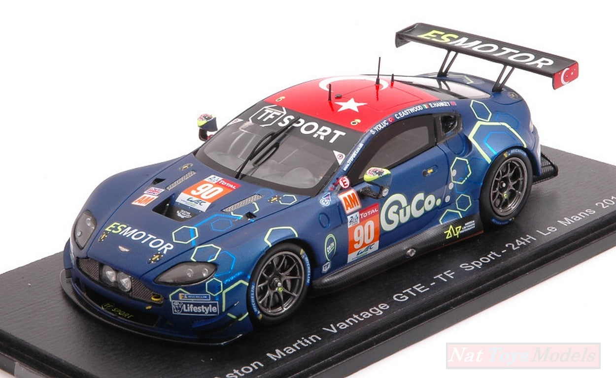 MODÈLE RÉDUIT COMPATIBLE AVEC ASTON MARTIN VANTAGE GTE N.90 LM 2019 YOLUC-HANKEY-EASTWOOD 1:43 SPARK MODEL S7948