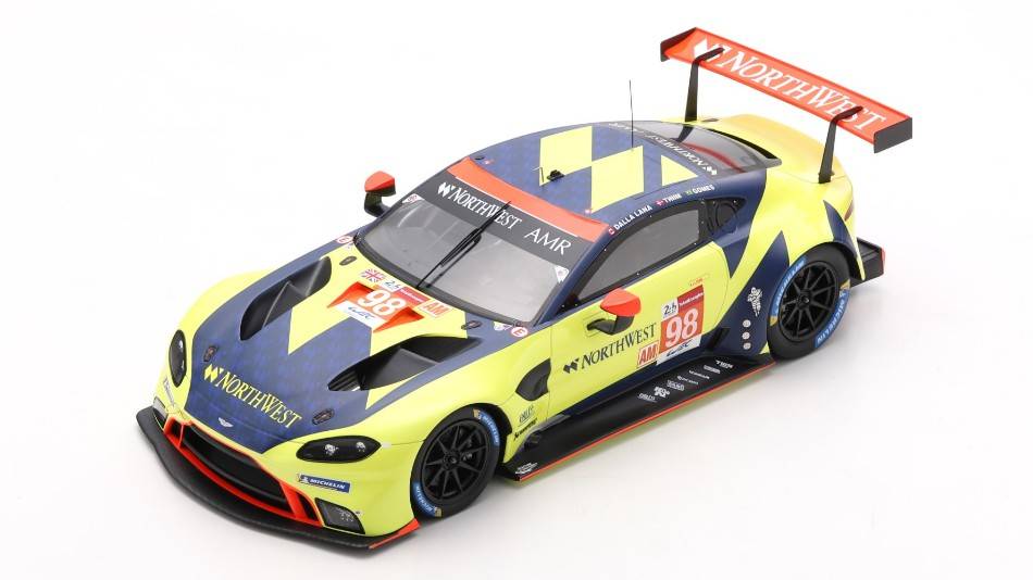 SCALE MODEL COMPATIBLE WITH ASTON MARTIN VANTAGE N.98 LM 2021 DALA LANA-THIIM-GOMES 1:18 SPARK MODEL 18S706