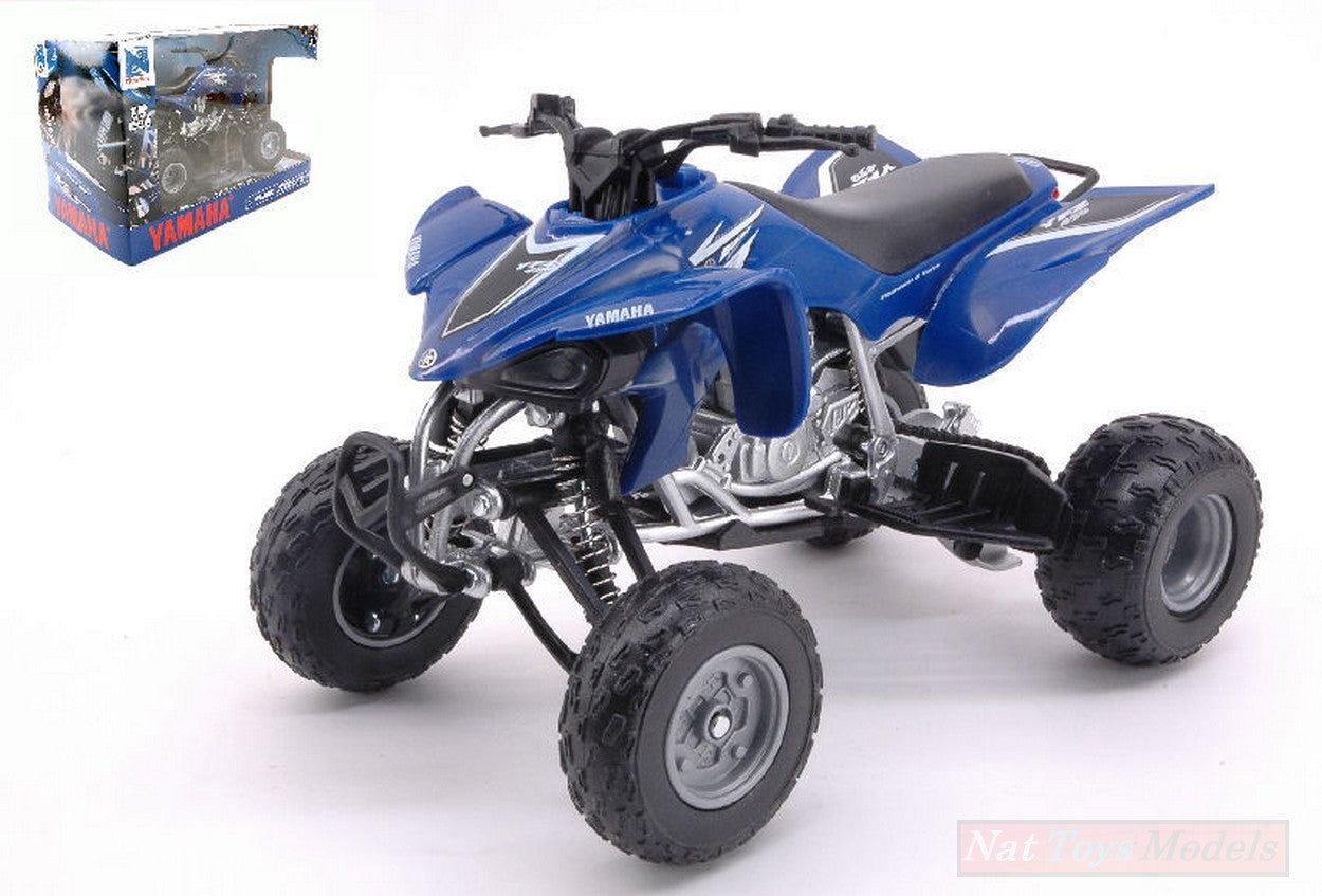 MODELE REDUIT COMPATIBLE AVEC QUAD-QUAD YAMAHA YFZ 450 BLEU 1:12 NEW RAY NY57503YBL