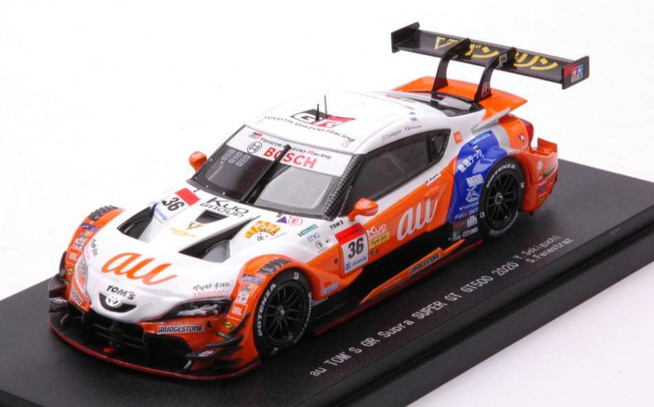 MODELE REDUIT COMPATIBLE AVEC au TOM'S GR SUPRA N.36 SUPER GT500 2020 Y.SEKIGUCHI-S.FENESTRAZ 1:43 EBBRO EB45759