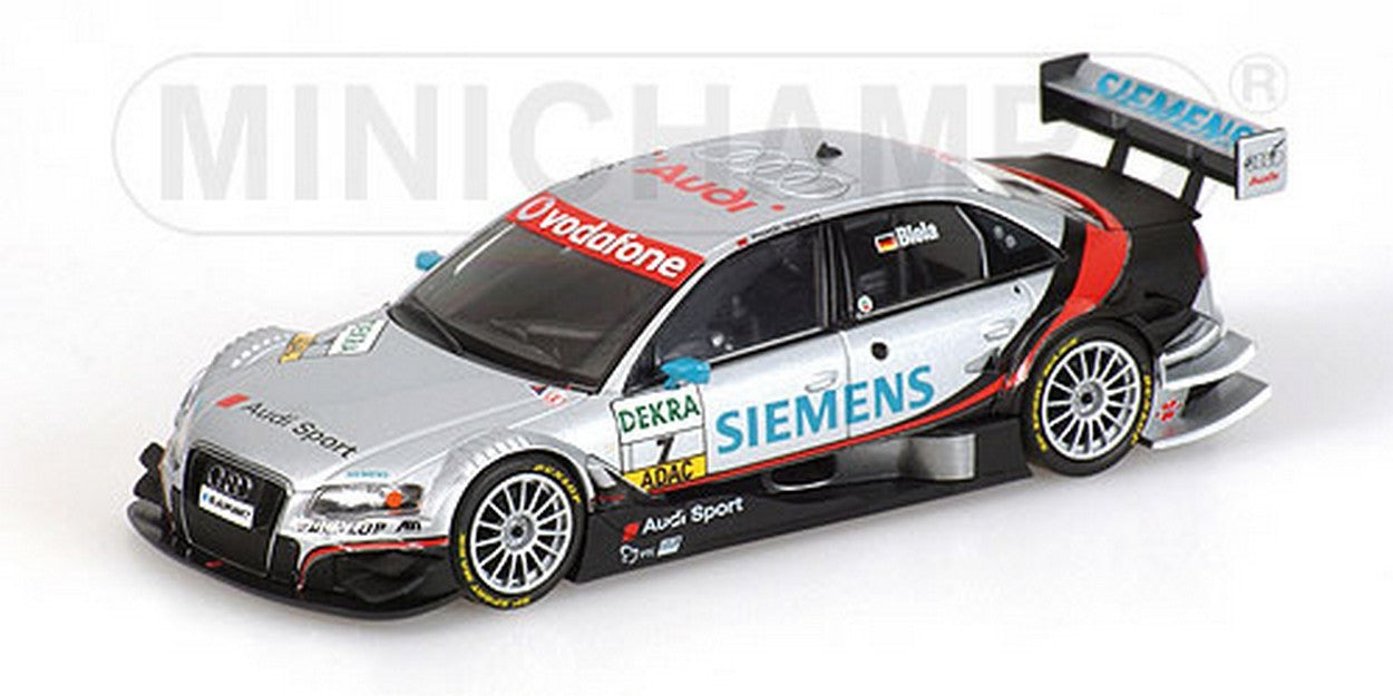 MODELE REDUIT COMPATIBLE AVEC AUDI A 4 N.7 F.BIELA DTM 2007 1:43 MINICHAMPS PM400071797