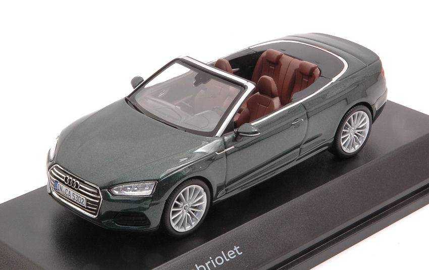 MODÈLE RÉDUIT COMPATIBLE AVEC AUDI A5 DÉCAPOTABLE VERT GOTHLAND 1:43 DIVERS FABRICANTS NV5011705333
