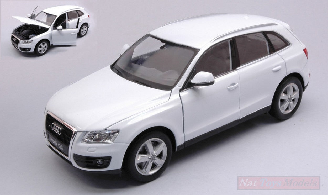 MODELE REDUIT COMPATIBLE AVEC AUDI Q 5 2008 BLANC 1:24 WELLY WE22518W