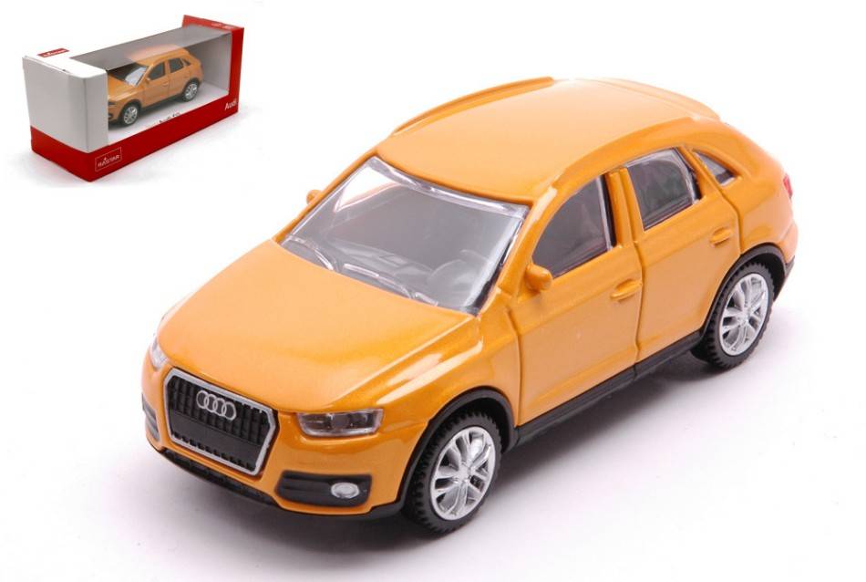 MODELE REDUIT COMPATIBLE AVEC AUDI Q3 ORANGE 1:43 RASTAR RAT58300O DIE CAST
