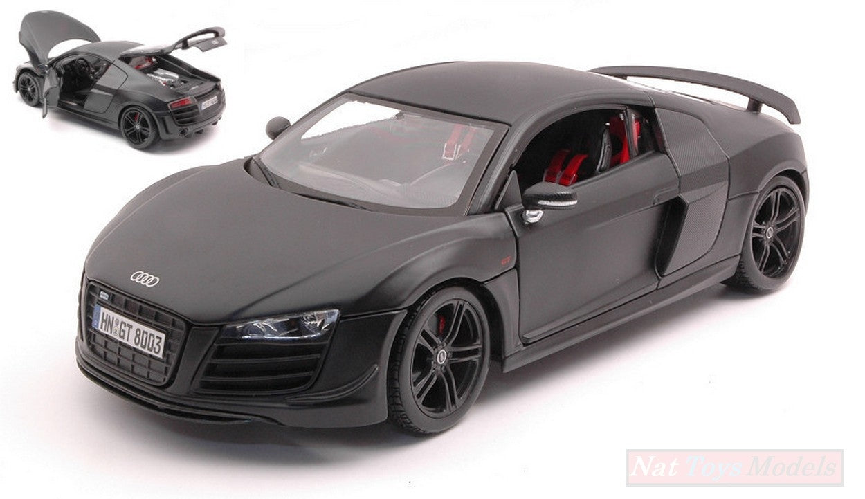 MODELE REDUIT COMPATIBLE AVEC AUDI R8 GT NOIR 1:18 MAISTO MI31395