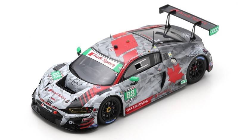SCALE MODEL COMPATIBLE WITH AUDI R8 GT3 N.88 3rd GTD CLASS 24 H DAYTONA 2020 MORAD-VANTHOOR-INEICHEN SPARK MODEL US125