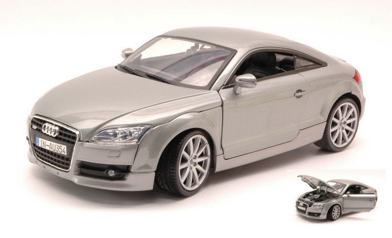 MODELE REDUIT COMPATIBLE AVEC AUDI TT COUPE 2007 ARGENT 1:18 MOTORMAX MTM73177SL