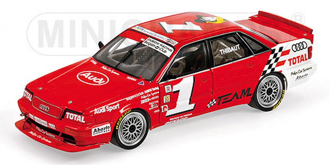 SCALE MODEL COMPATIBLE WITH AUDI V8 EVOLUTION N.1 1963 BELGIAN PROCAR 1:18 MINICHAMPS PM100931001