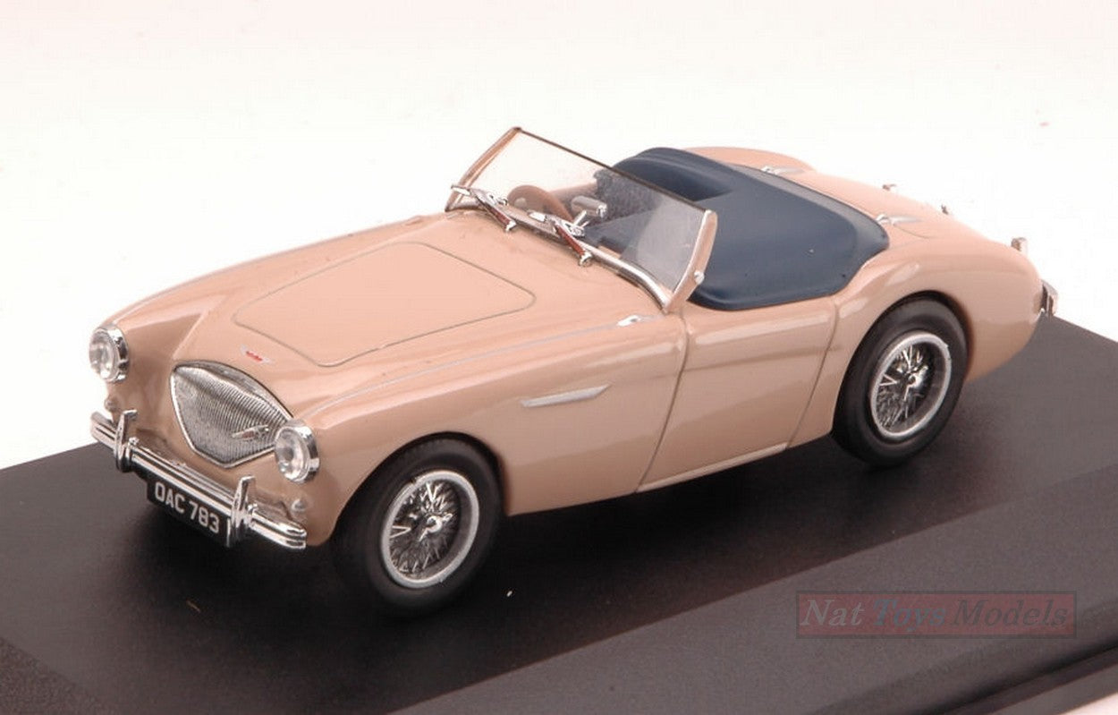 MODELE REDUIT COMPATIBLE AVEC AUSTIN HEALEY 100 BN1 1957 BEIGE 1:43 OXFORD OXFAH1002