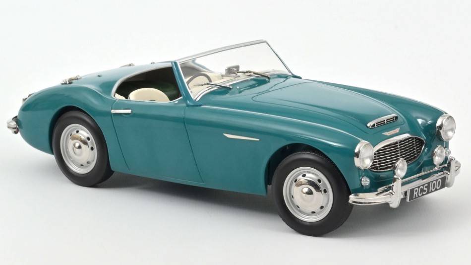 SCALE MODEL COMPATIBLE WITH AUSTIN HEALEY 3000 Mk.1 1959 GREEN 1:18 NOREV NV182600