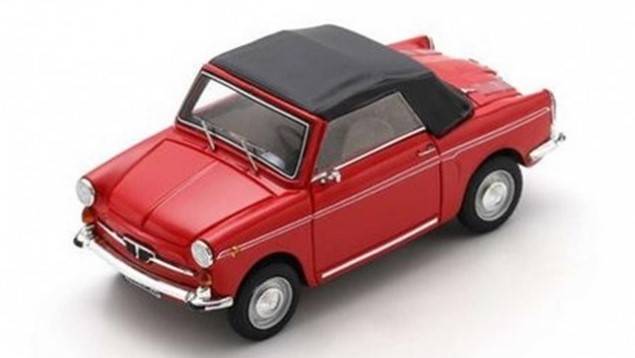SCALE MODEL COMPATIBLE WITH AUTOBIANCHI CABRIOLET EDEN ROC 1964/5 RED 1:43 SCHUCO SH450927300