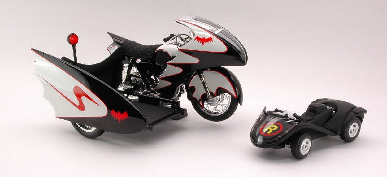 MODÈLE RÉDUIT COMPATIBLE AVEC BAT BIKE 1966 ÉCHELLE 1:12 HOT WHEELS HWR0006