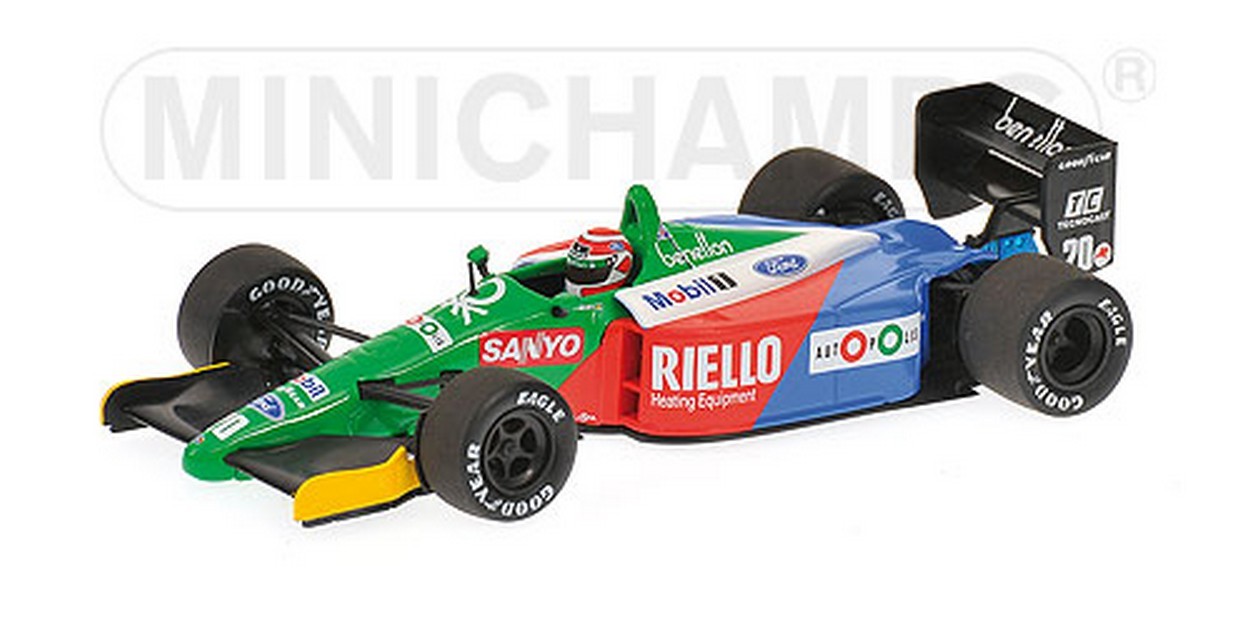 SCALE MODEL COMPATIBLE WITH BENETTON N.PIQUET 1990 USA GP 1:43 MINICHAMPS PM400900120