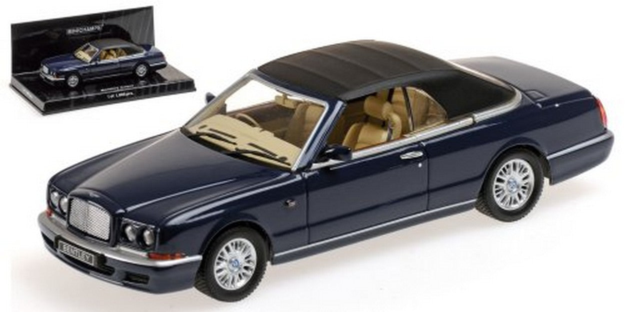SCALE MODEL COMPATIBLE WITH BENTLEY AZURE 1996 BLUE 1:43 MINICHAMPS PM436139931