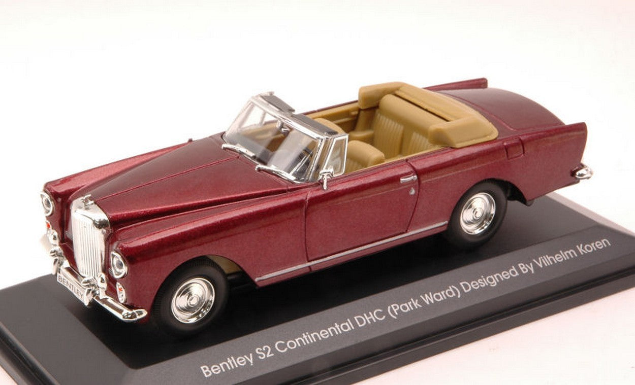 MODÈLE RÉDUIT COMPATIBLE AVEC BENTLEY S2 CONTINENTAL 1960 PRUNE MET. 1:43 YAT MING YM43214P