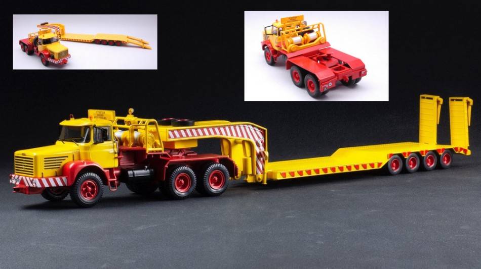 MODELE REDUIT COMPATIBLE AVEC BERLIET TB 015 M3 6x4 1960 JAUNE 1:43 IXO MODEL TTR028