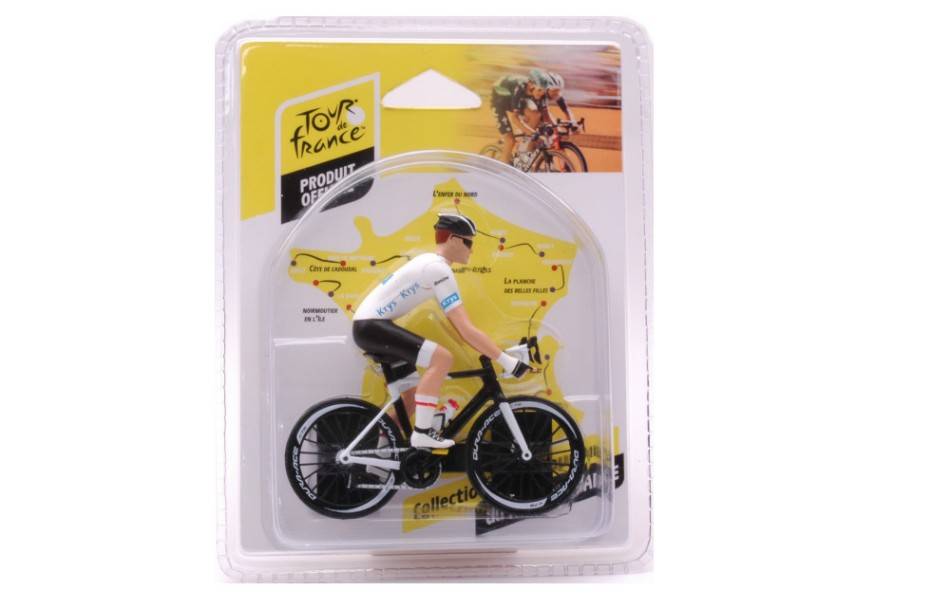 MODELE REDUIT COMPATIBLE AVEC VELO TOUR DE FRANCE 2023 CHEMISE BLANCHE 1:18 SOLID SL1809903