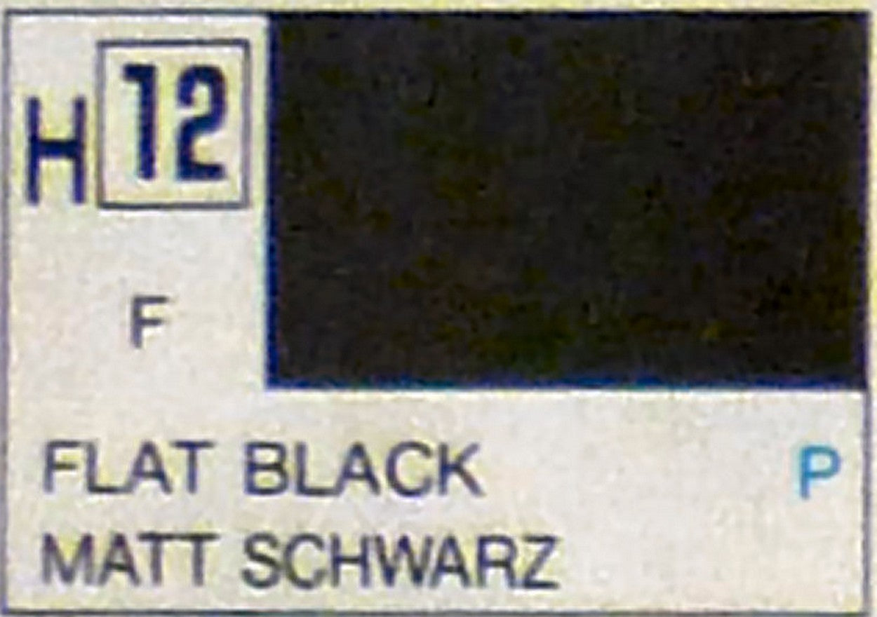 MODELING COLORS BLACK MATT ml 10 Pcs.6 GUNZE GU0012