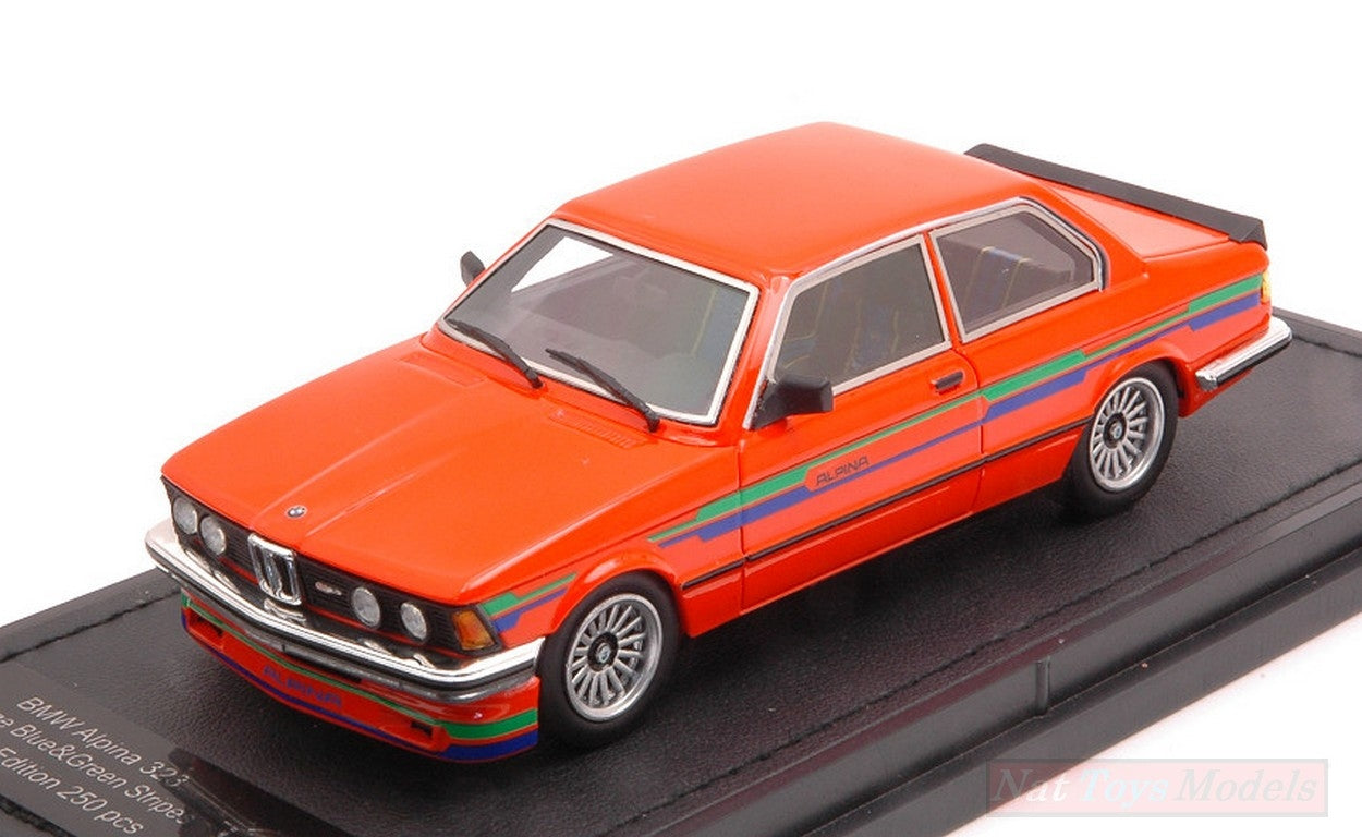 SCALE MODEL COMPATIBLE WITH BMW 3 SERIES 323 C1 2.3 ALPINA 1983 ORANGE 1:43 TOPMARQUES TM43-05B