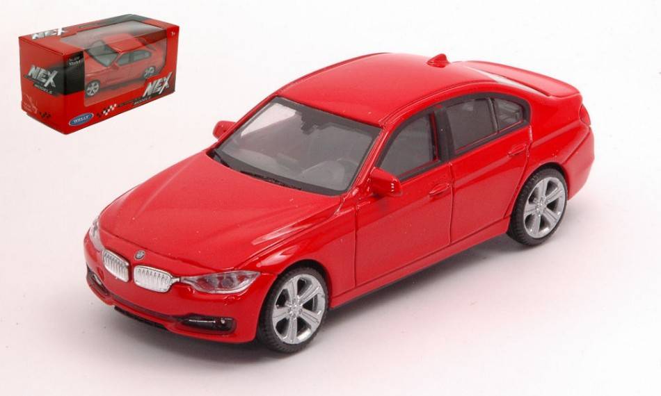 MODELLINO IN SCALA COMPATIBILE CON BMW 335i RED 1:43 WELLY WE38509F DIE CAST
