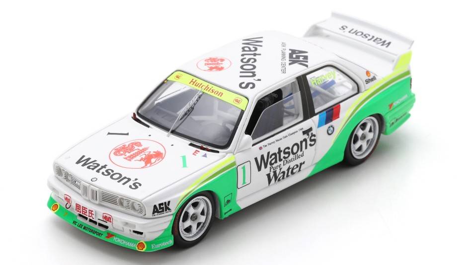 SCALE MODEL COMPATIBLE WITH BMW E30 N.1 MACAU GIUA RACE 1990 TIM HARVEY 1:43 SPARK MODEL SA228