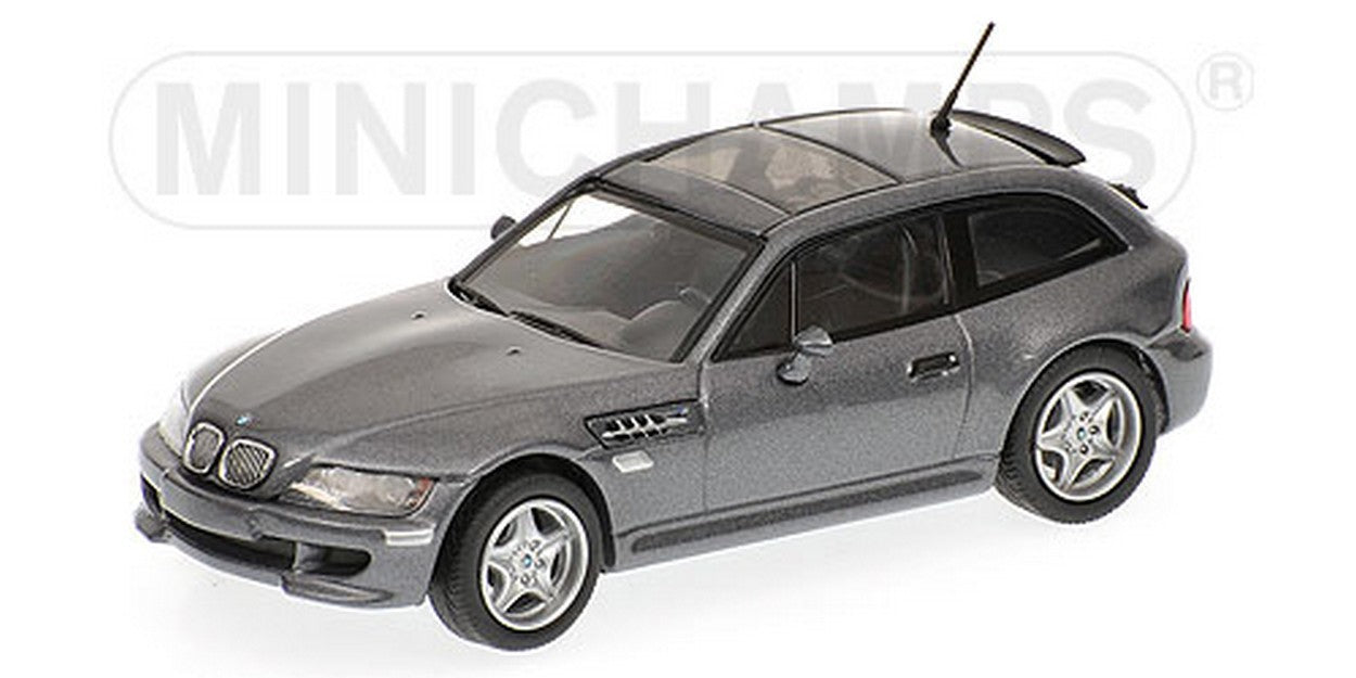 MODELLINO IN SCALA COMPATIBILE CON BMW M COUPE 2002 GREY METALLIC 1:43 MINICHAMPS PM400029064