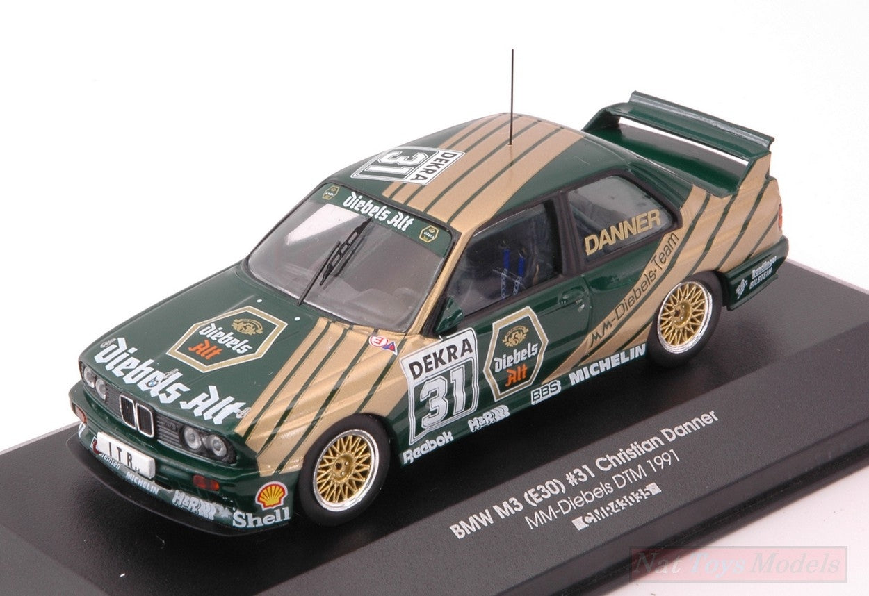 SCALE MODEL COMPATIBLE WITH BMW M3 N.31 DTM 1991 CHRIATIAN DANNER 1:43 CMR CLASSIC MODEL REPLICARS CMR43035