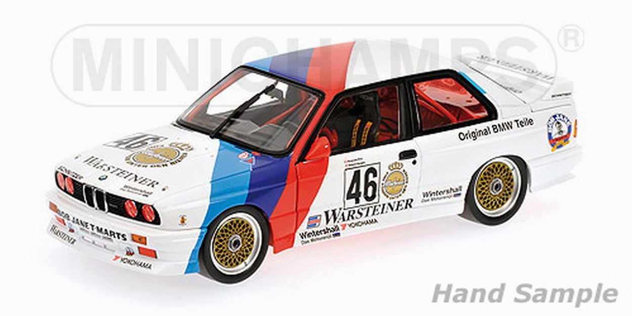 SCALE MODEL COMPATIBLE WITH BMW M3 N.46 WTCC 1987 RAVAGLIA-PIRRO 1:18 MINICHAMPS PM180872046