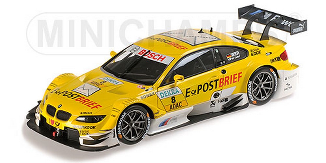 MODELE REDUIT COMPATIBLE AVEC BMW M3 N.8 D.WERNER DTM 2012 1:18 MINICHAMPS PM100122208