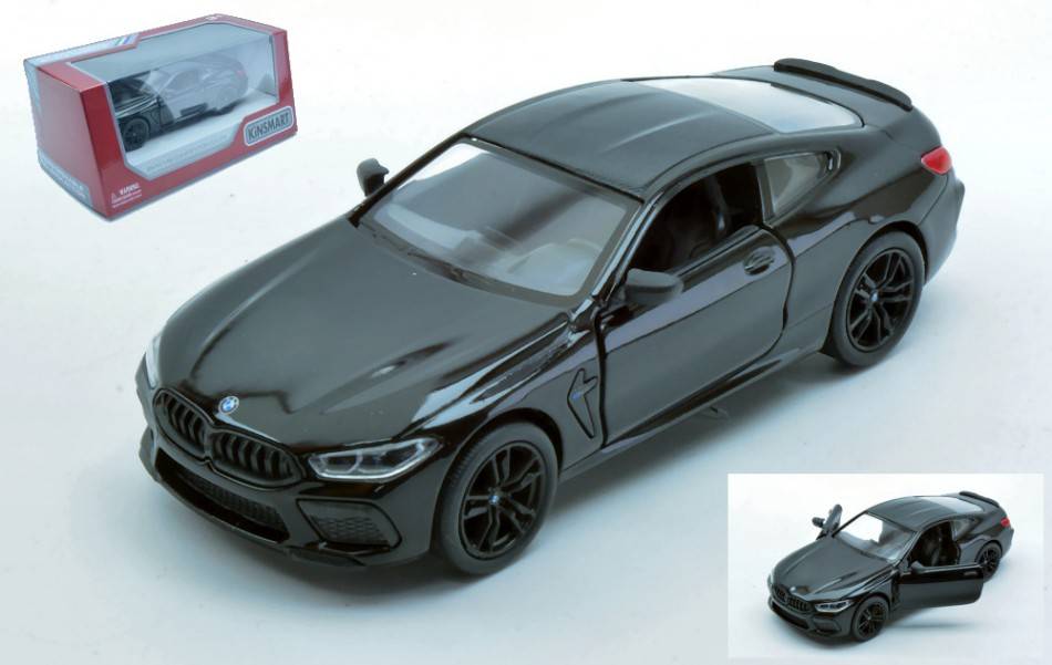 SCALE MODEL COMPATIBLE WITH BMW M8 COMPETITION COUPE' BLACK 11 cm BOX 1:32 KINSMART KT5425WBK